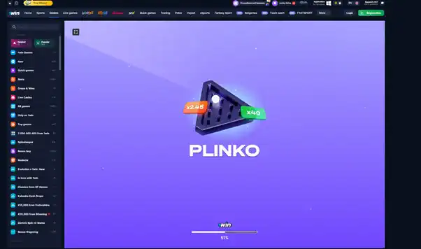 Plinko demo game