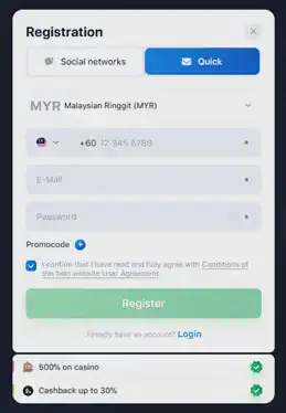 1win registration