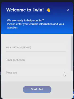 1win online support